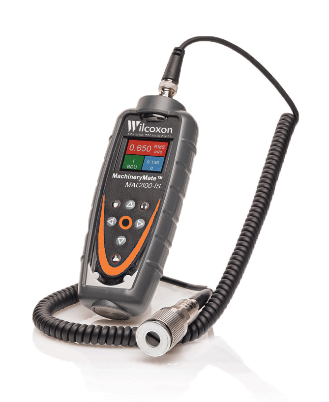 MAC800-IS intrinsically safe handheld vibration meter
