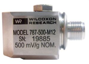 Class I, Division 2 certified low frequency accelerometer, 787-500-M12-D2