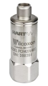 HART-enabled 4-20mA velocity sensor, PCH420V-M12