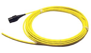 Twisted, shielded pair high temperature cable/connector assembly, 32 ft. R6Q-0-J9T2A-32