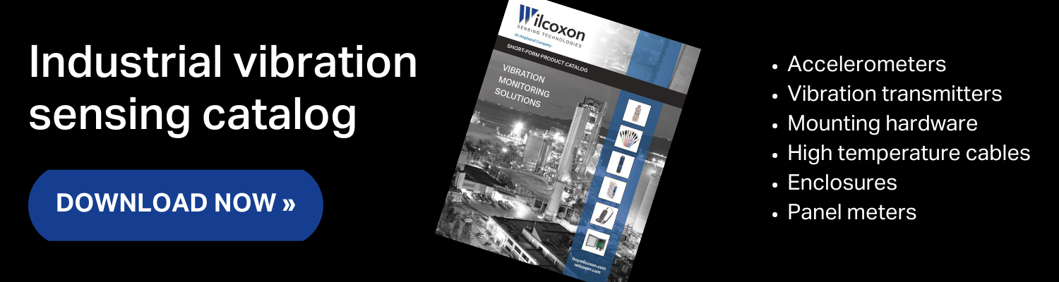 Accelerometers and vibration sensors catalog